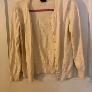 Cream colored cardigan